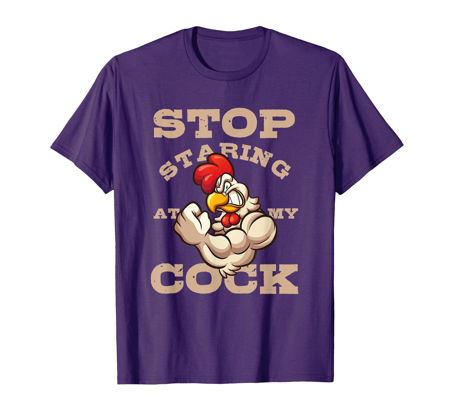 Chef Chef Staring Chicken Rooster Farmer Bird Gift T-Shirt