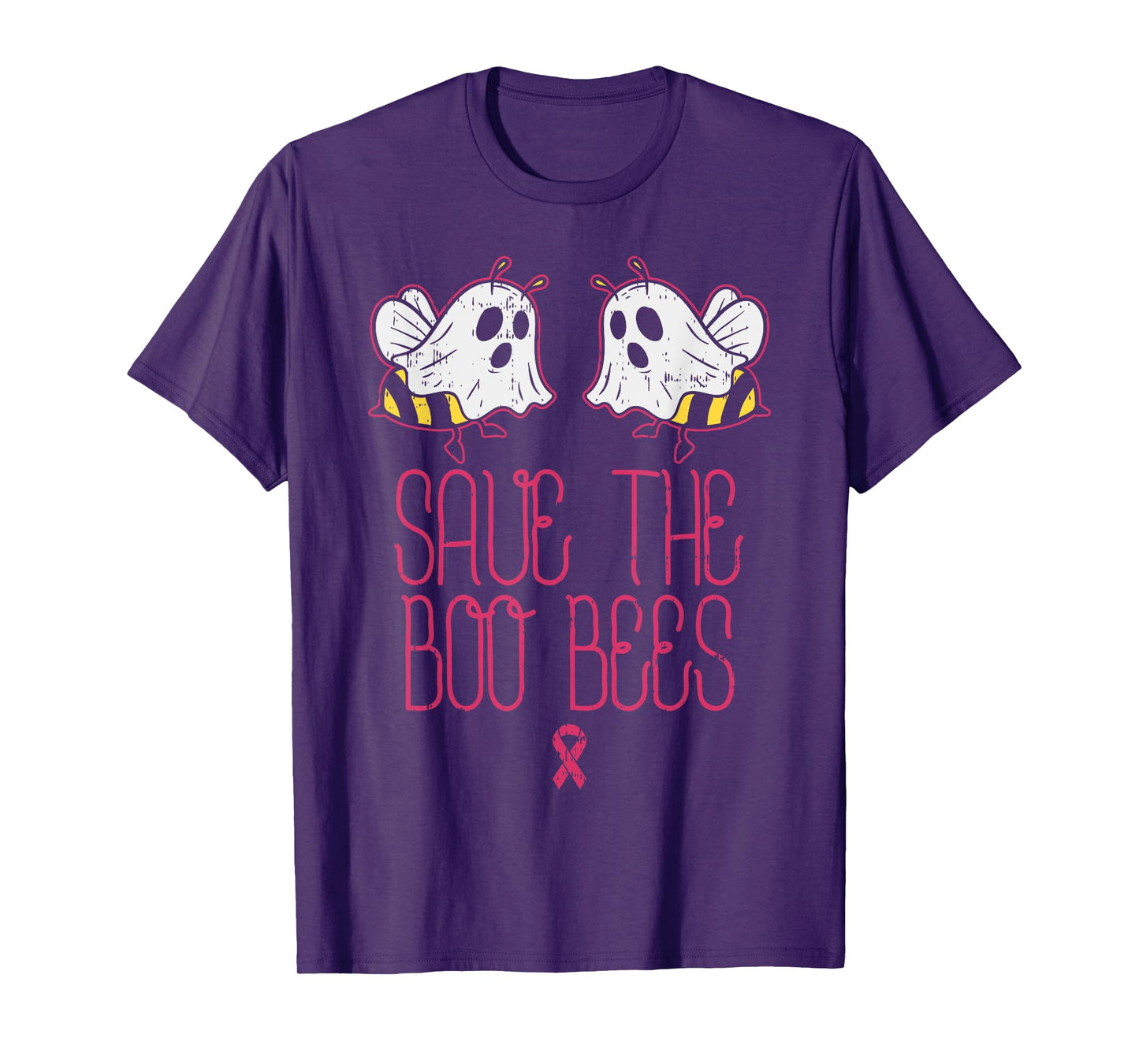 Save The Boobees Boo Bees Breast Cancer Halloween Women T-Shirt