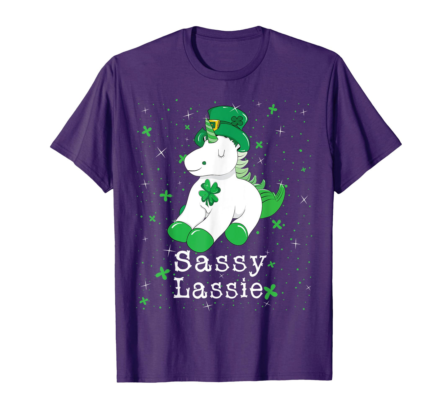 Sassy Lassie Shirt Girls Women St. Patricks Day T-Shirt