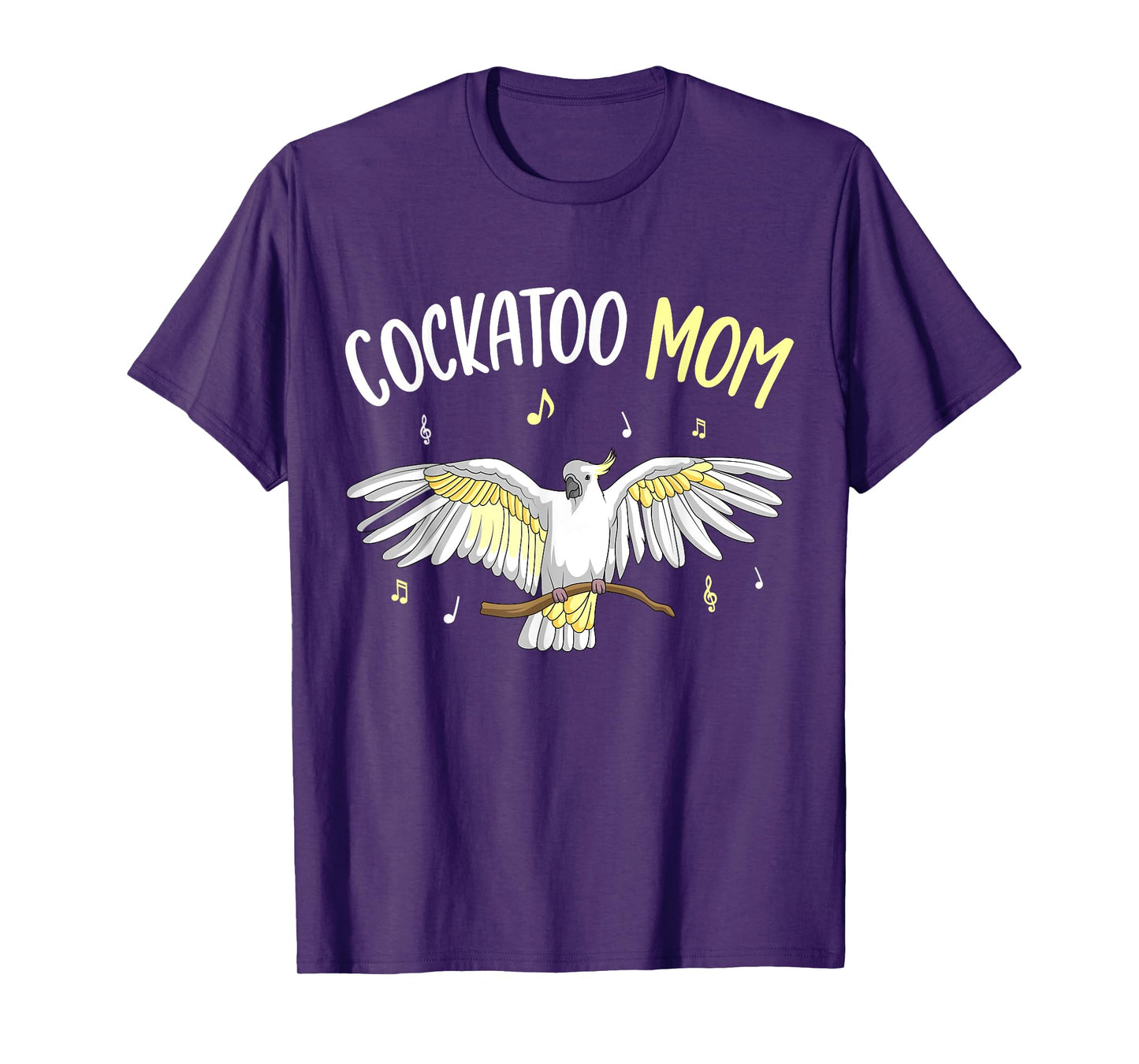 Cockatoo Mom Funny Parrot Bird Womens T-Shirt