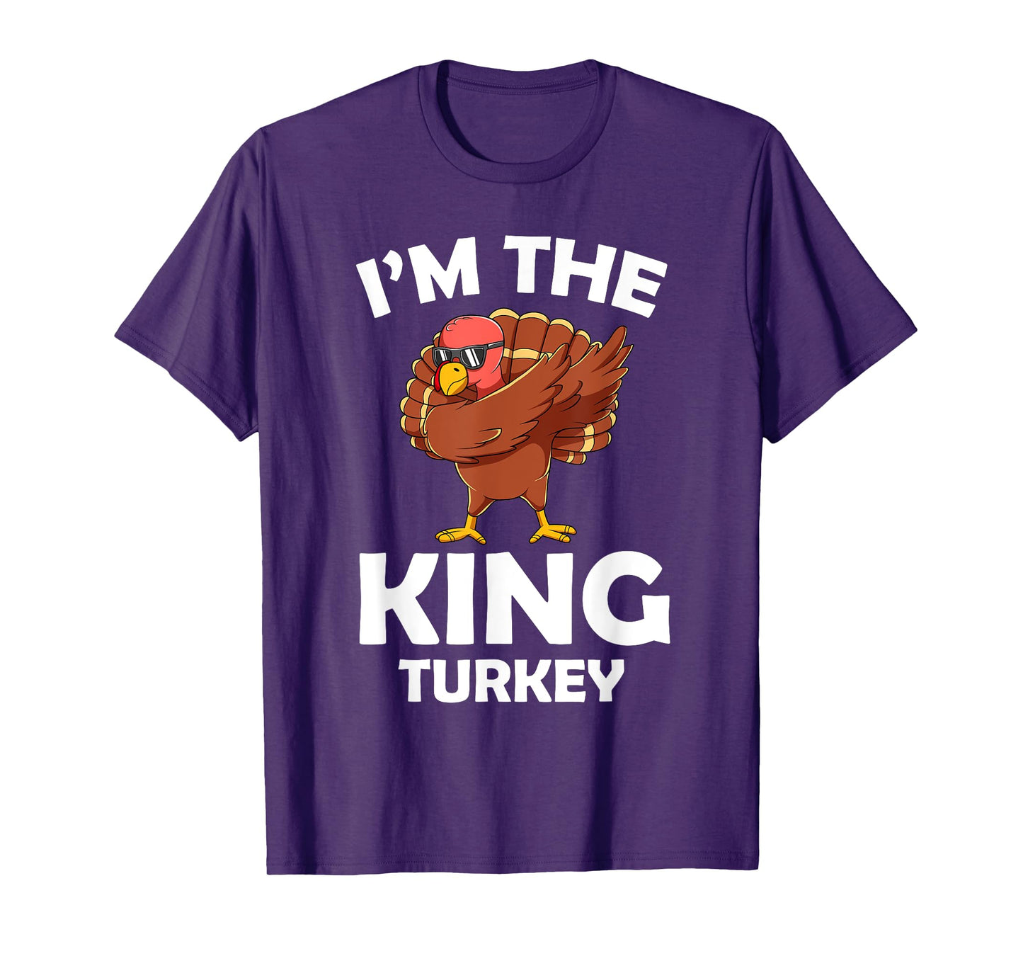 King Turkey Family Group Matching Thanksgiving Party Gift T-Shirt
