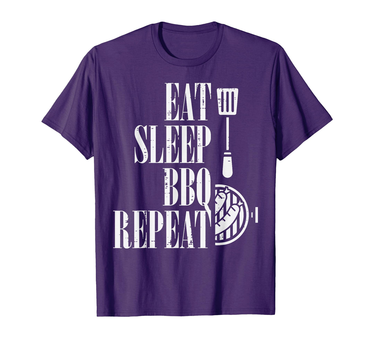 Eat Sleep Bbq Repeat Funny Barbecue Grilling Women Men Kids T-Shirt