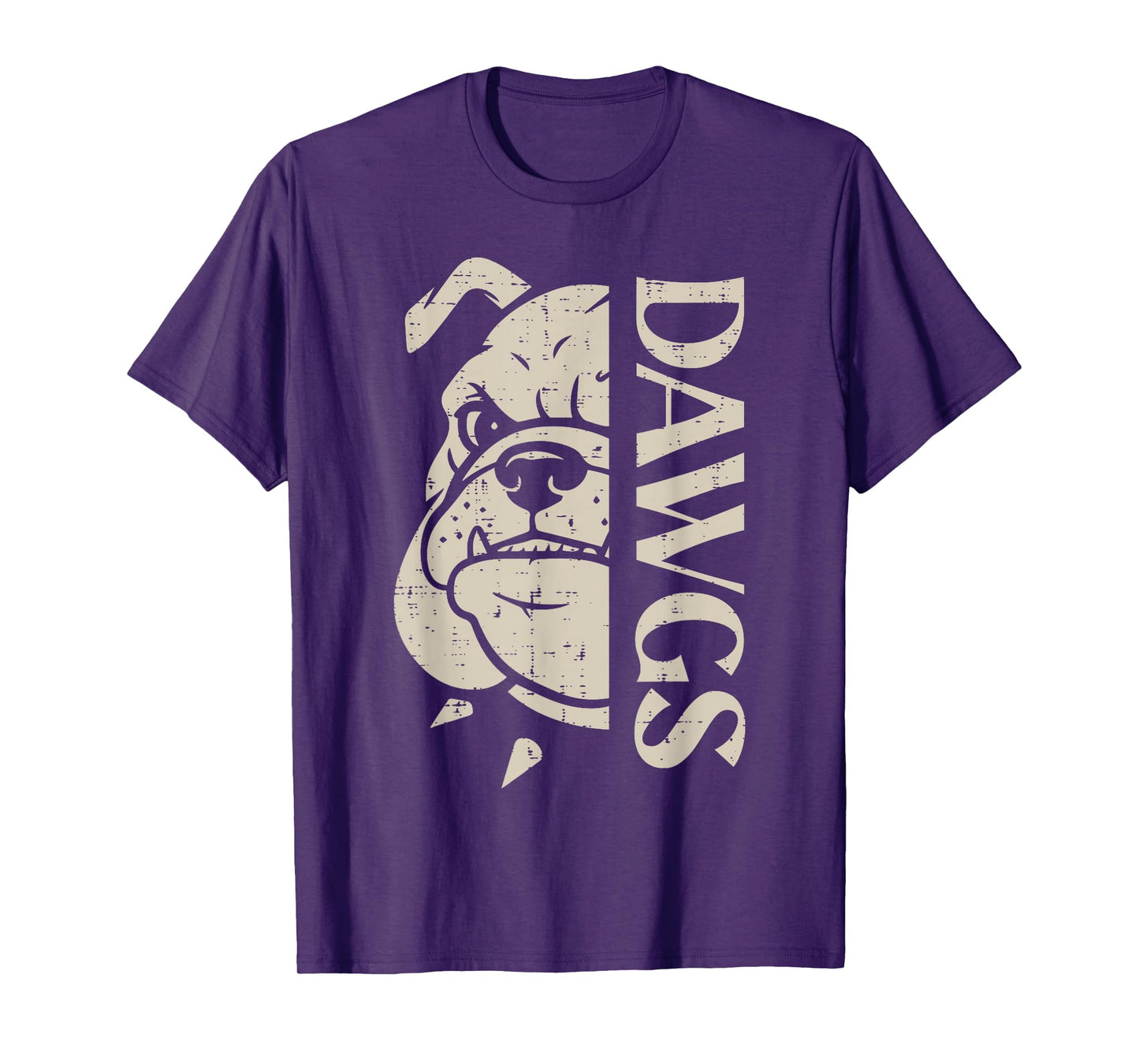 Bulldog Dawgs Men Women Boys Girls Kids Youth Teen T-Shirt
