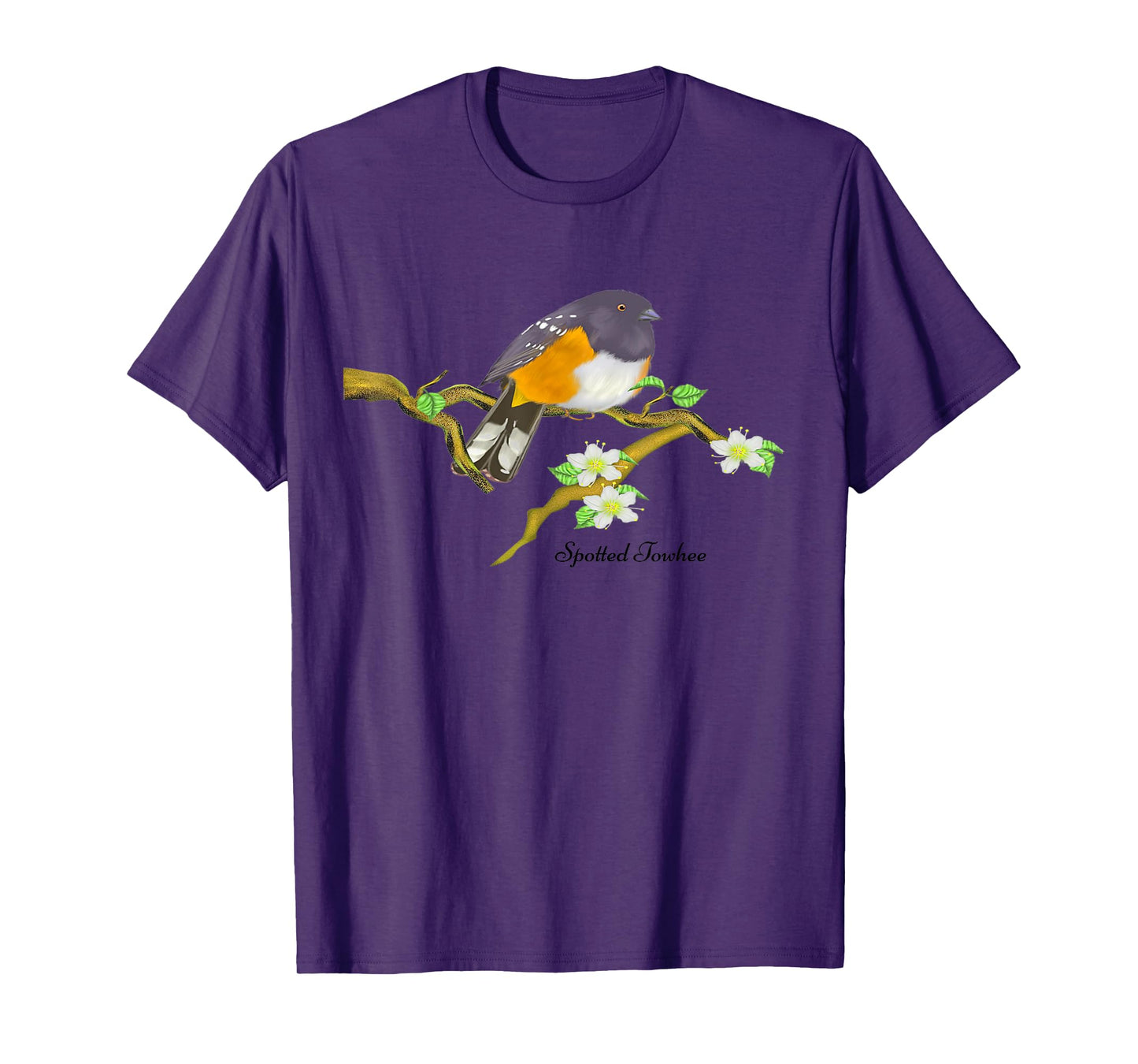 Spotted Towhee Beautiful Bird T-Shirt