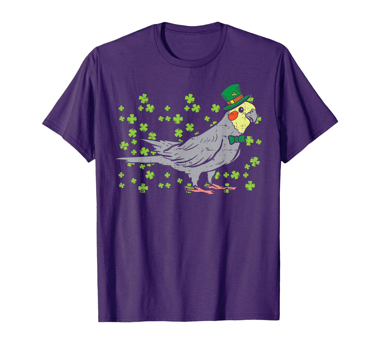 Leprechaun Cockatiel Bird Clover St Patricks Day Animal Gift T-Shirt