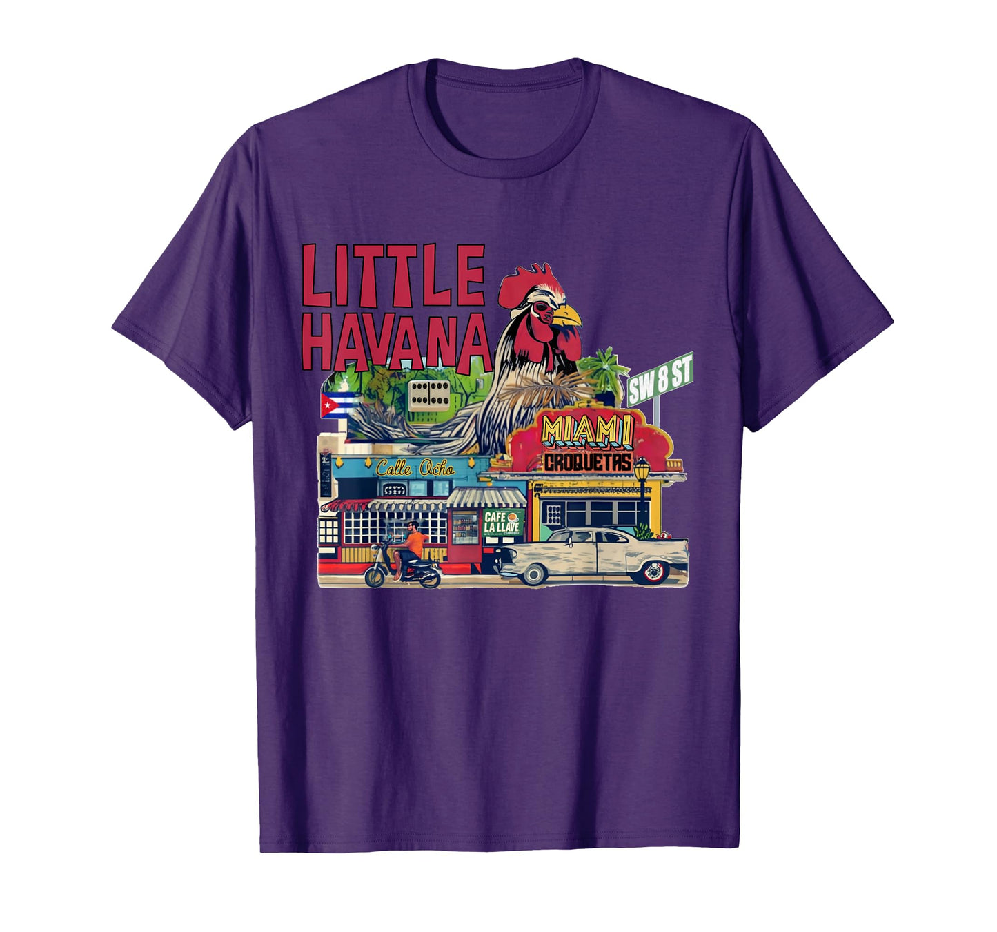 Little Havana, Miami: Calle Ocho Vibe & Cuban Charms T-Shirt