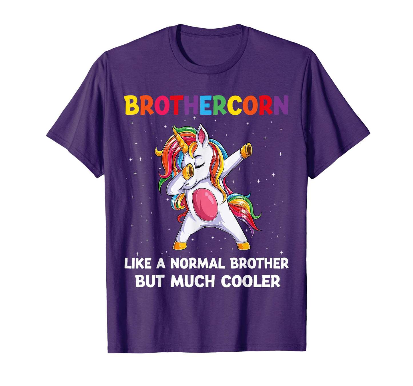 BrotherCorn Brother Unicorn Birthday Family Matching Bday T-Shirt