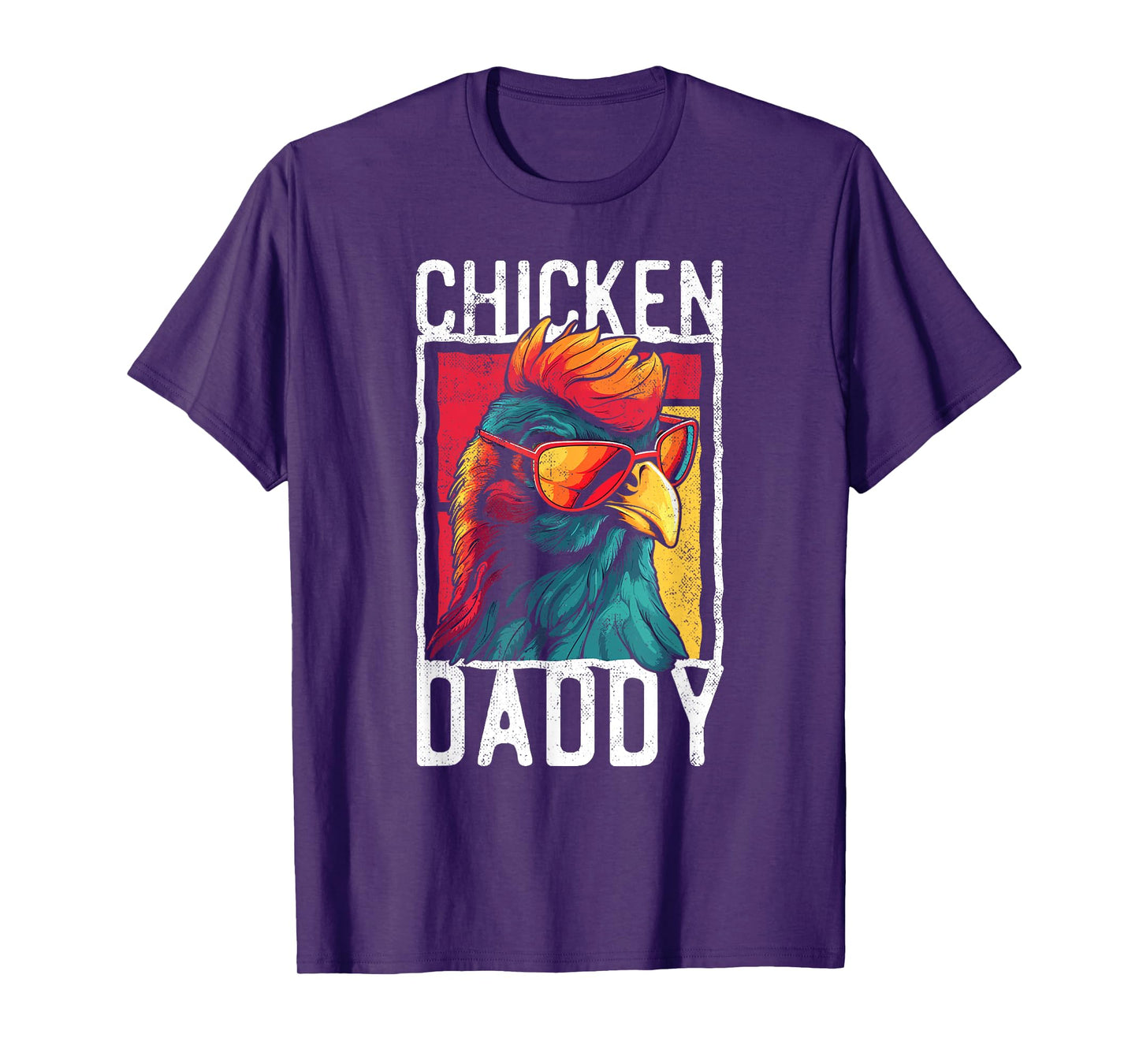 Lustige Hhner, Hahn & Landleben Designs Chicken Daddy - a Fun Design for Every Rooster in the Basket T-Shirt