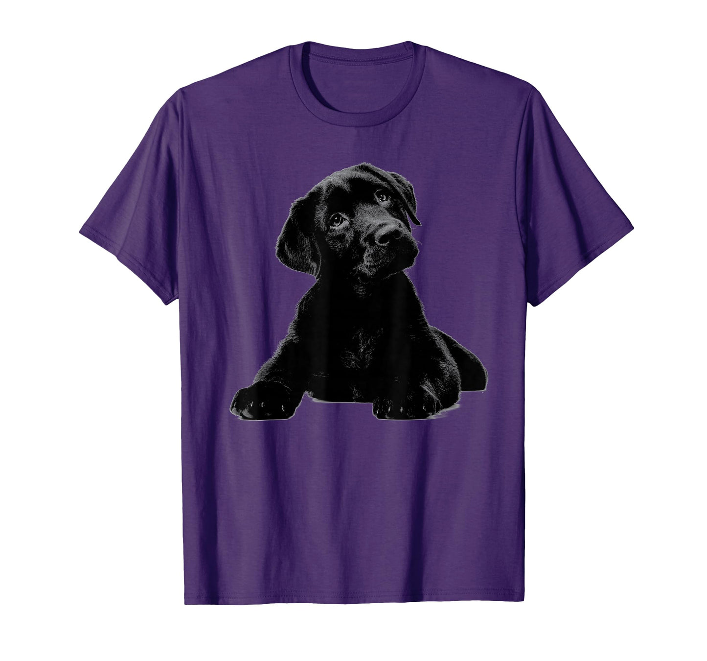 Black Lab Puppy Dog Shirt Graphic Tees Men - Dog Mom Shirt T-Shirt