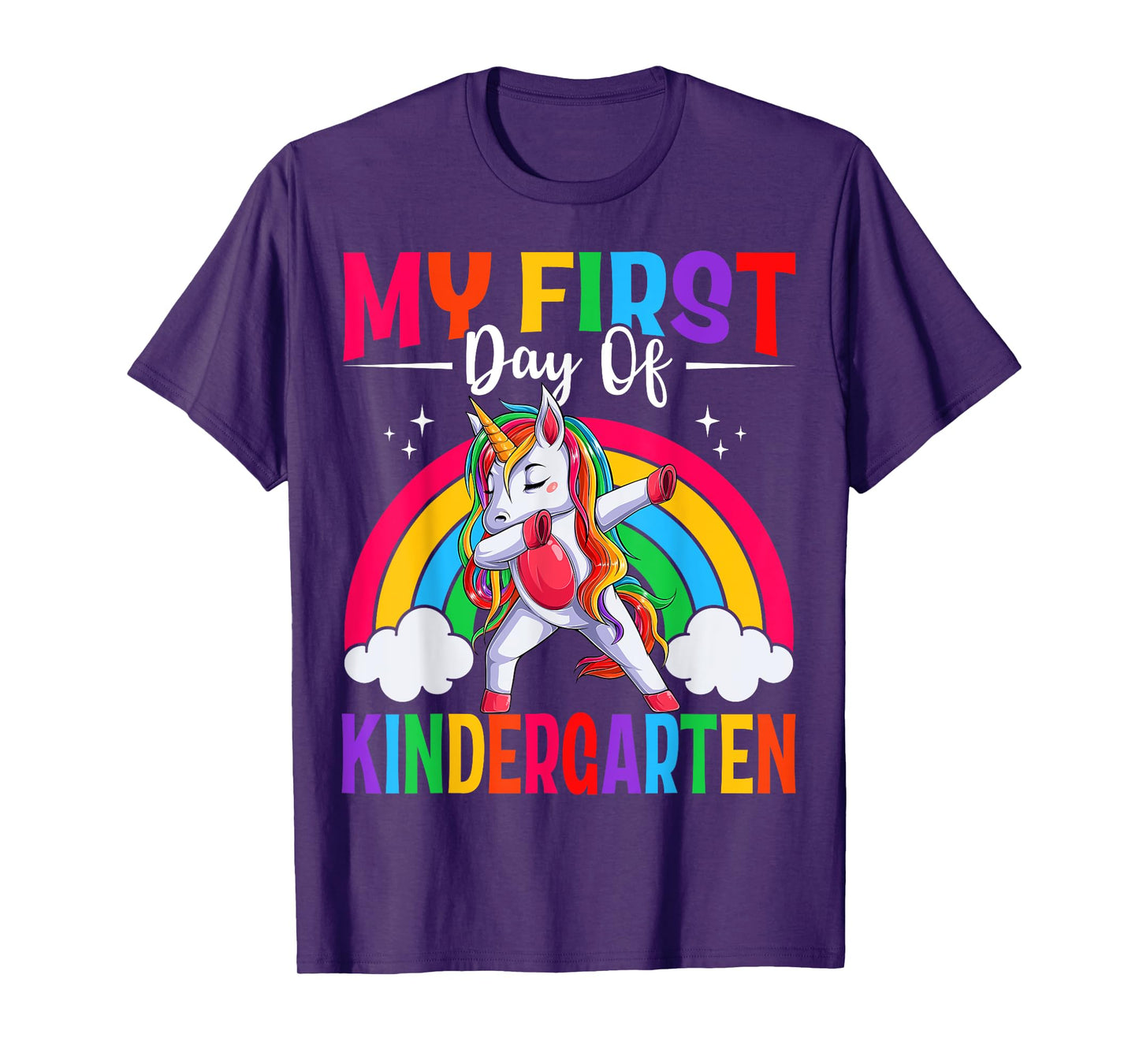 My First Day Of Kindergarten Unicorn Kindergarten Team Girls T-Shirt