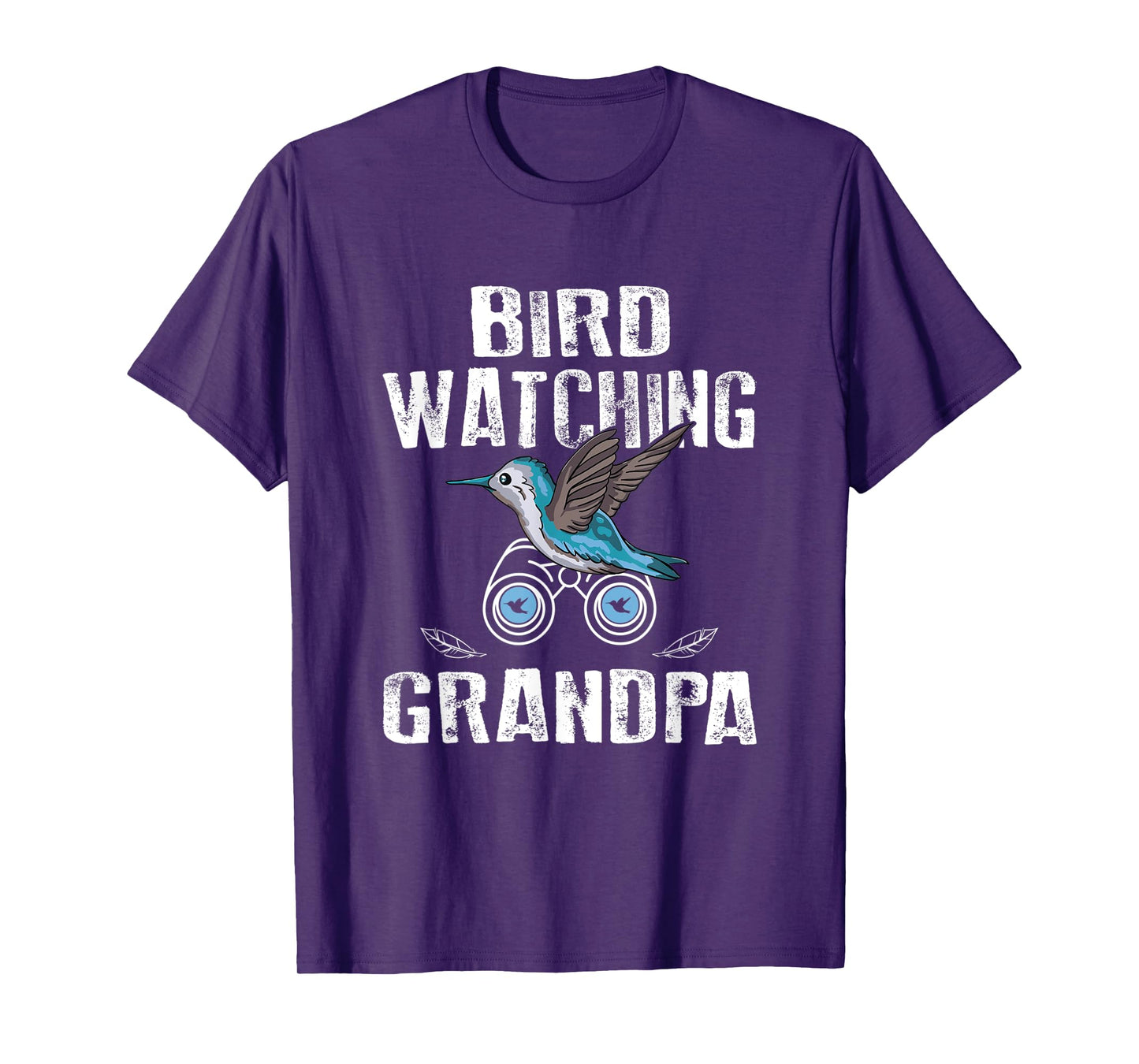 Mens Bird Watching Grandpa Birdwatching Birding T-Shirt