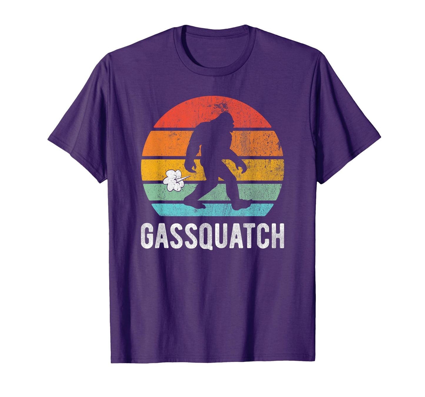 Gassquatch Funny Farting Bigfoot Sasquatch Fart Joke Pun T-Shirt