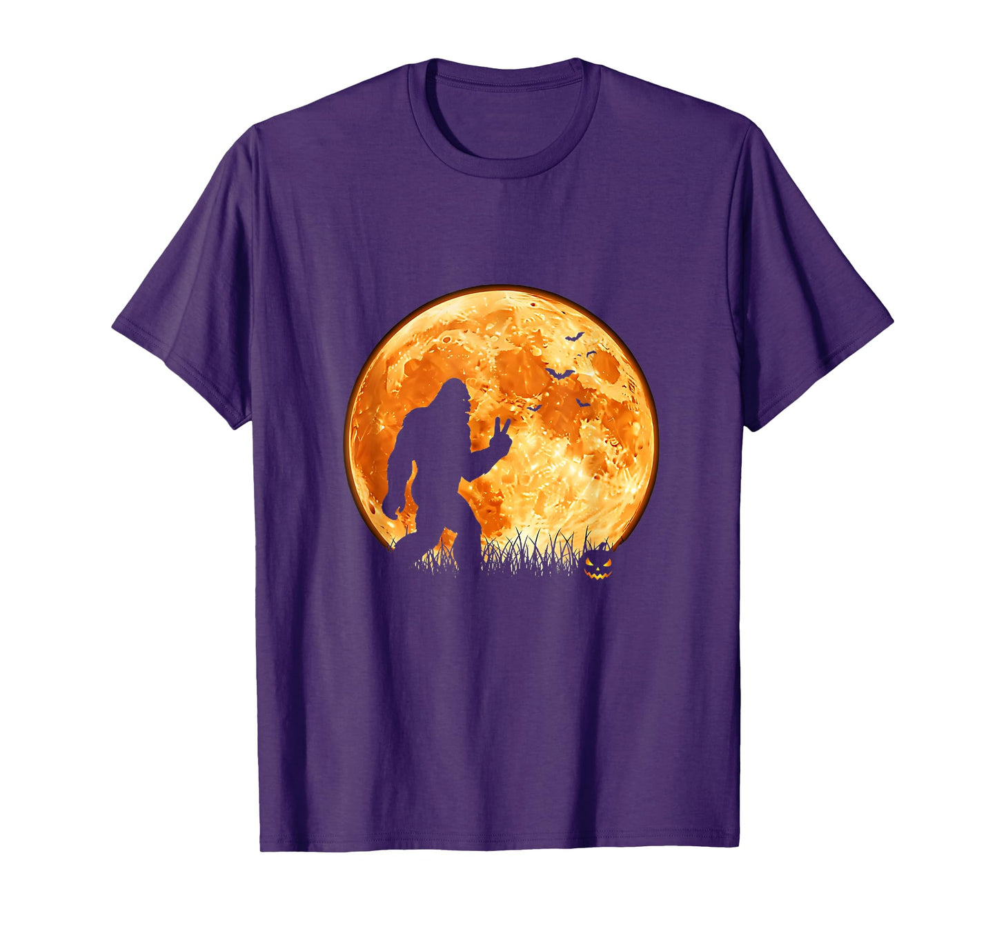 Funny Halloween Rocking Sasquatch Bigfoot Halloween T-Shirt