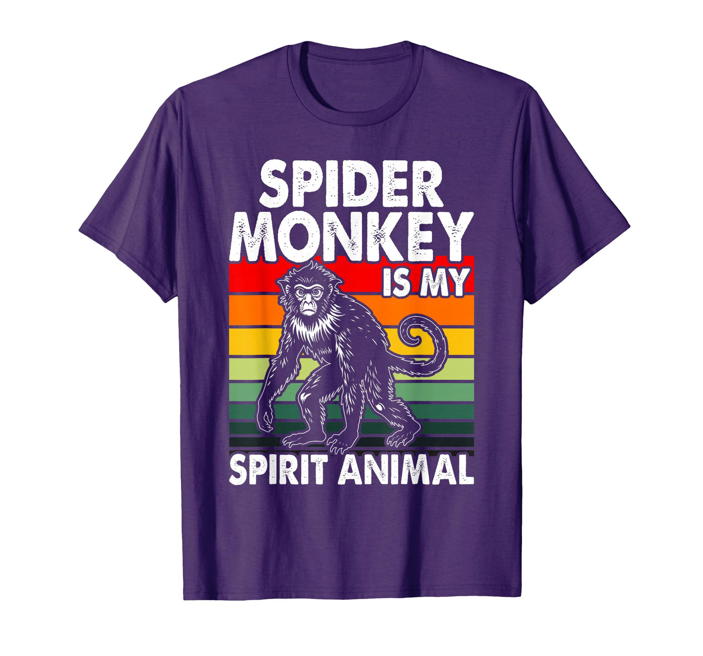 Spider Monkey Retro Vintage T-Shirt