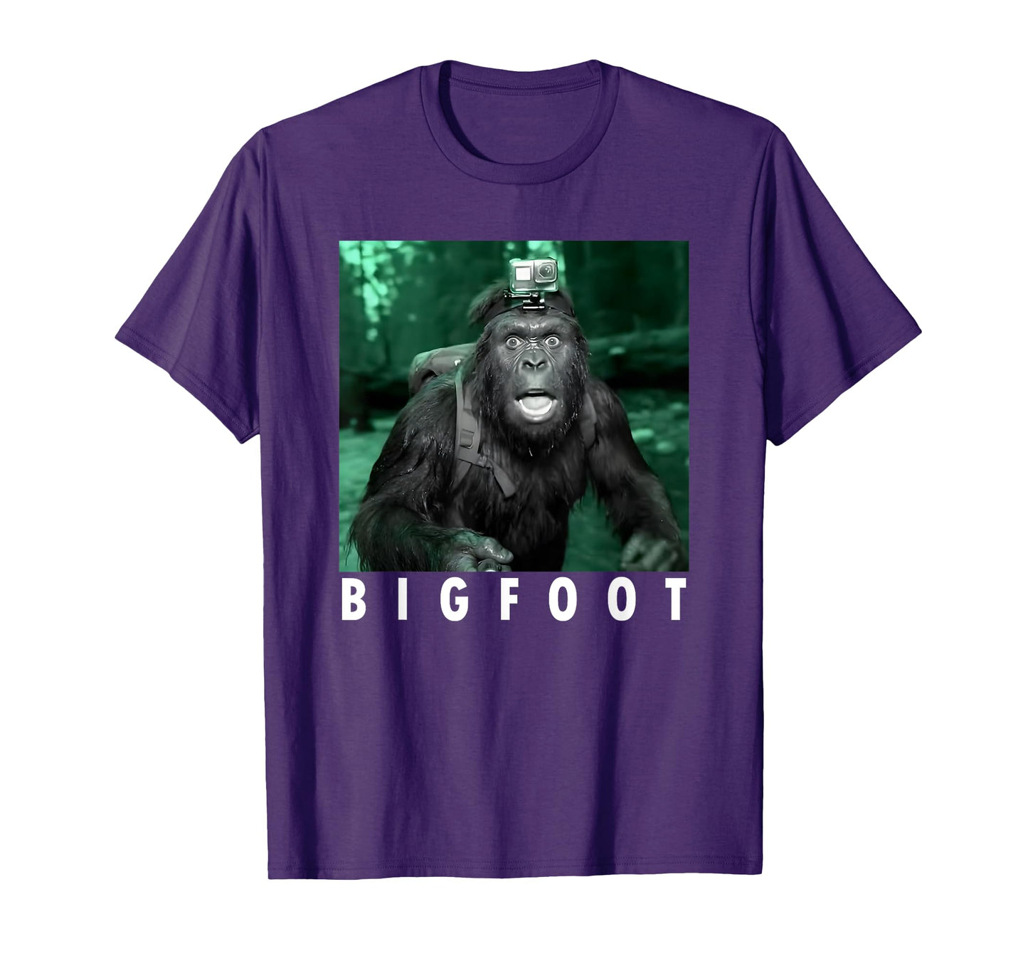 Bigfoot Funny Sasquatch Bigfoot Vlogs for Hikers T-Shirt
