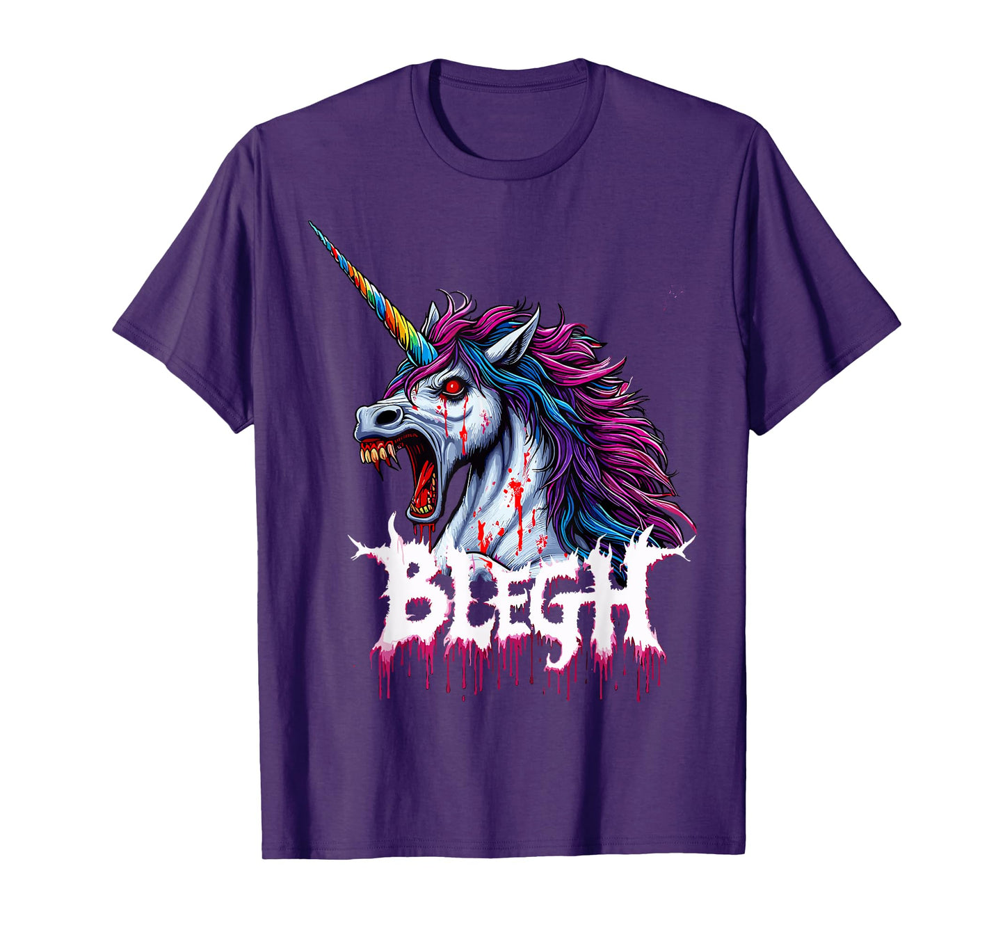 Metal Unicorn Blegh T-Shirt