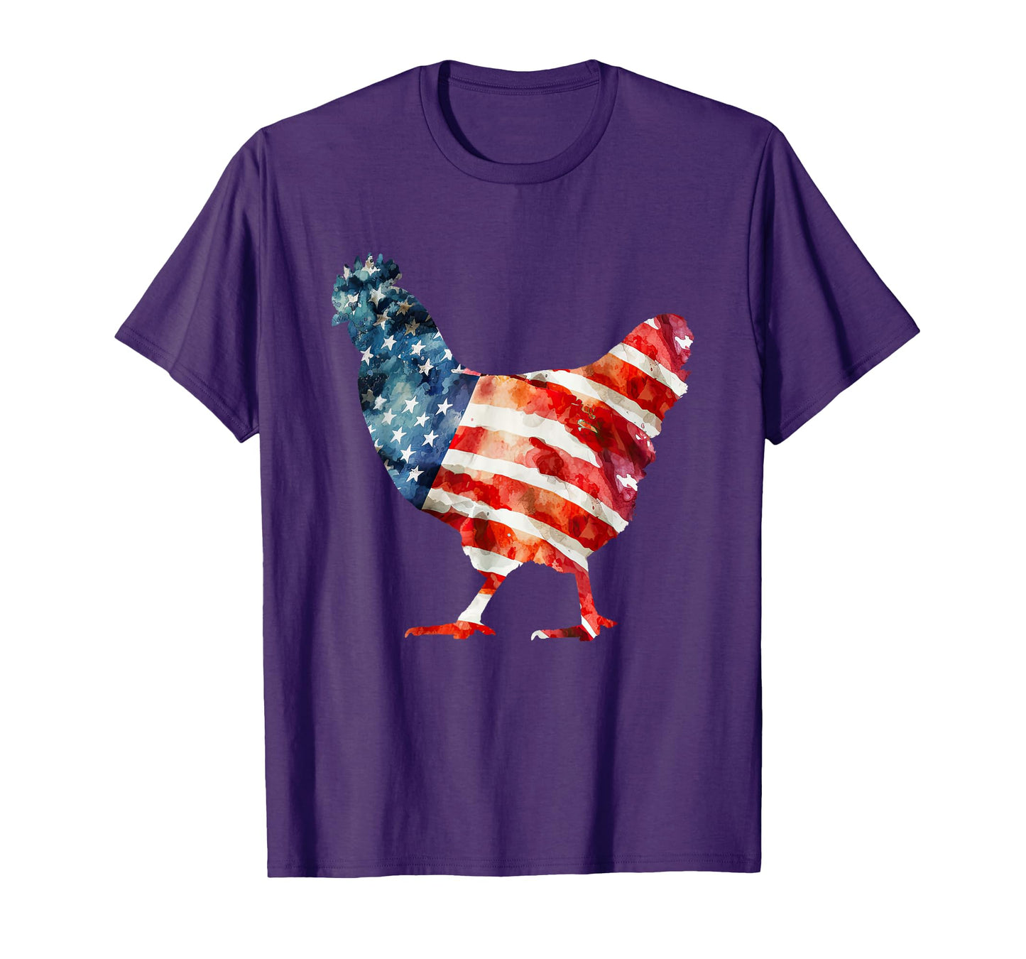 USA Chicken 4th of July Chicken American Flag T-Shirt for Women Kids Men