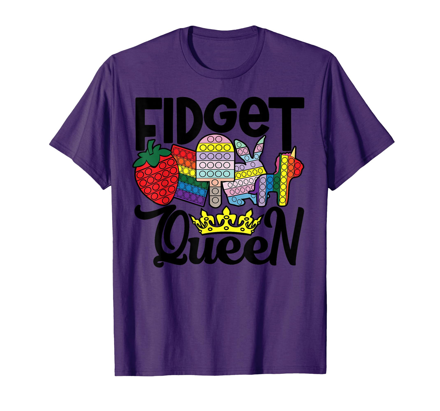 Fidget Queen Pop It for Girls T-Shirt