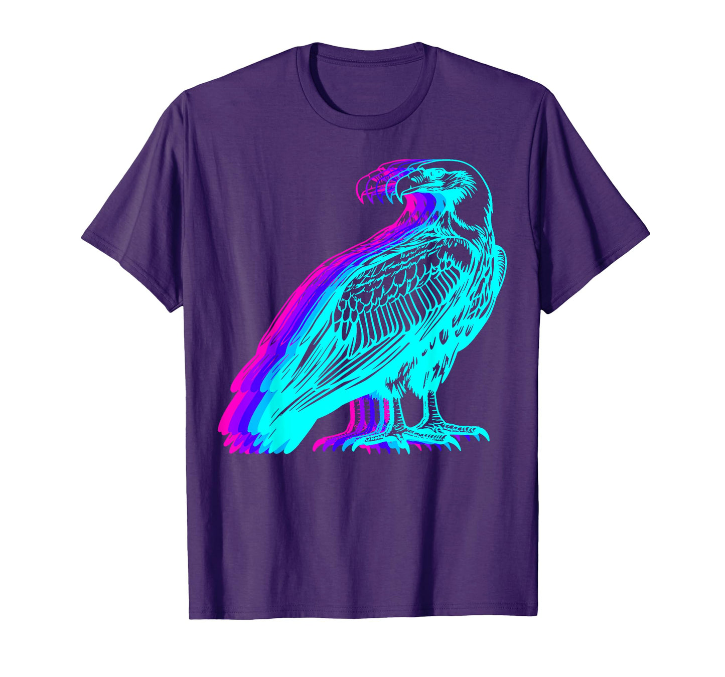 Retro Vulture Bird Vaporwave T-Shirt