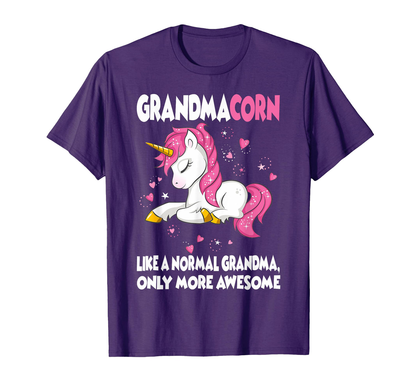 Grandmacorn TShirt Cute Unicorn Lover Mother Day Grandma T-Shirt
