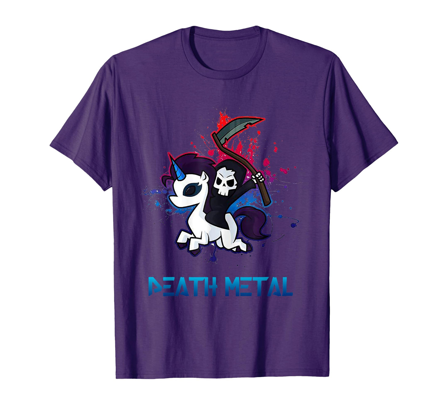 Death Metal Death Riding Unicorn T-Shirt