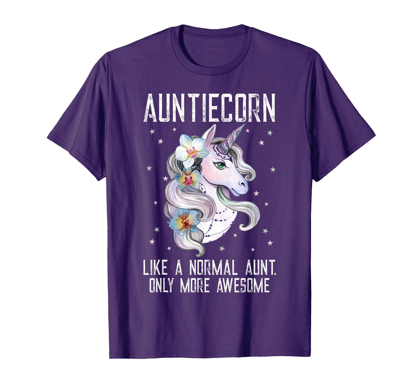 Auntiecorn TShirt Cute Unicorn Lover Mother Day Aunt T-Shirt
