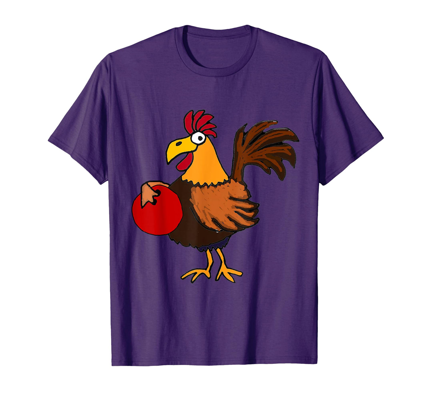 SmileteesSports Funny Rooster Bowling T-shirt T-Shirt