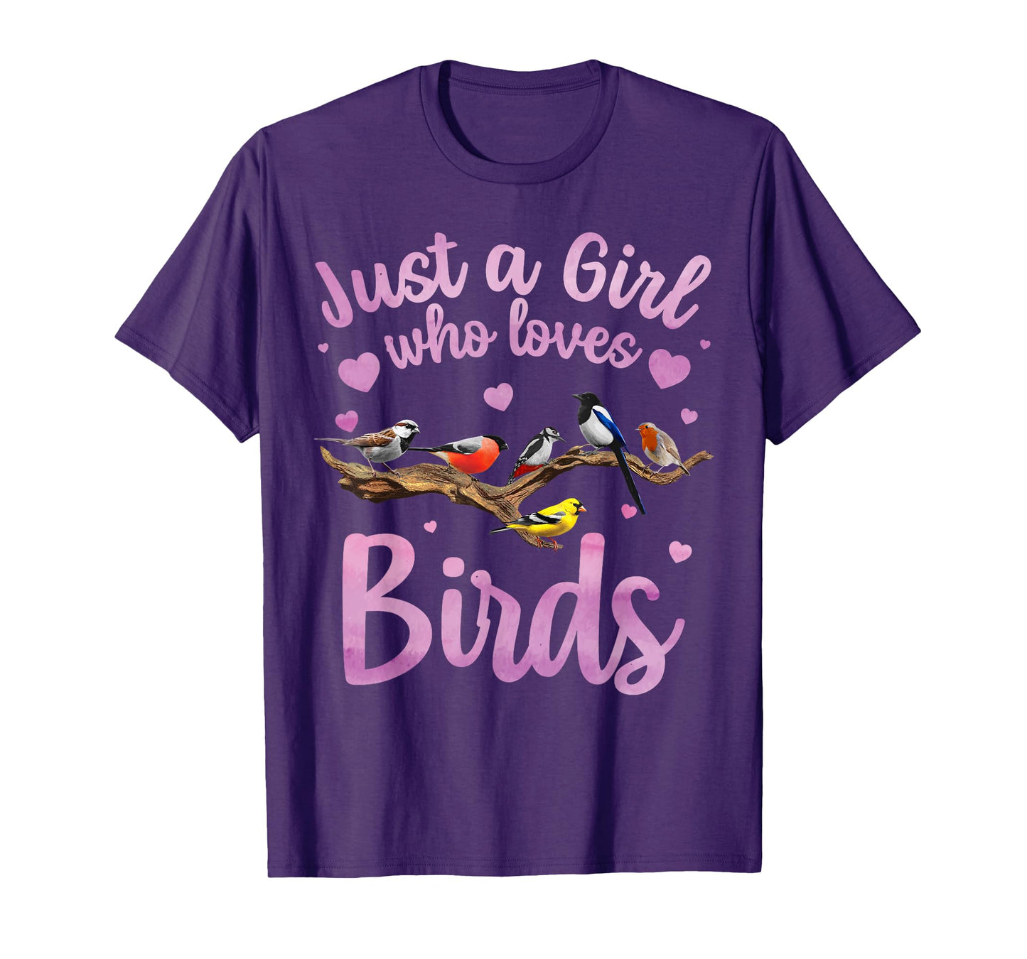 Cool Bird Watcher Art For Women Girls Birding Nerd Birder T-Shirt
