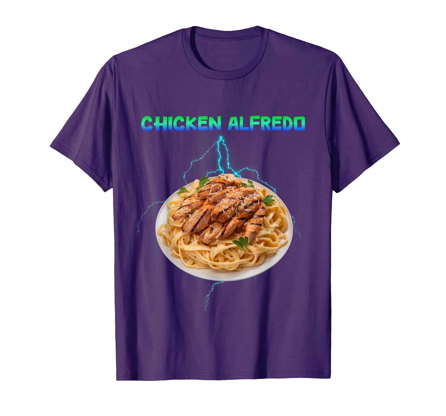 Chicken Alfredo Meme Bootleg Rap Style 90s Vintage Funny T-Shirt