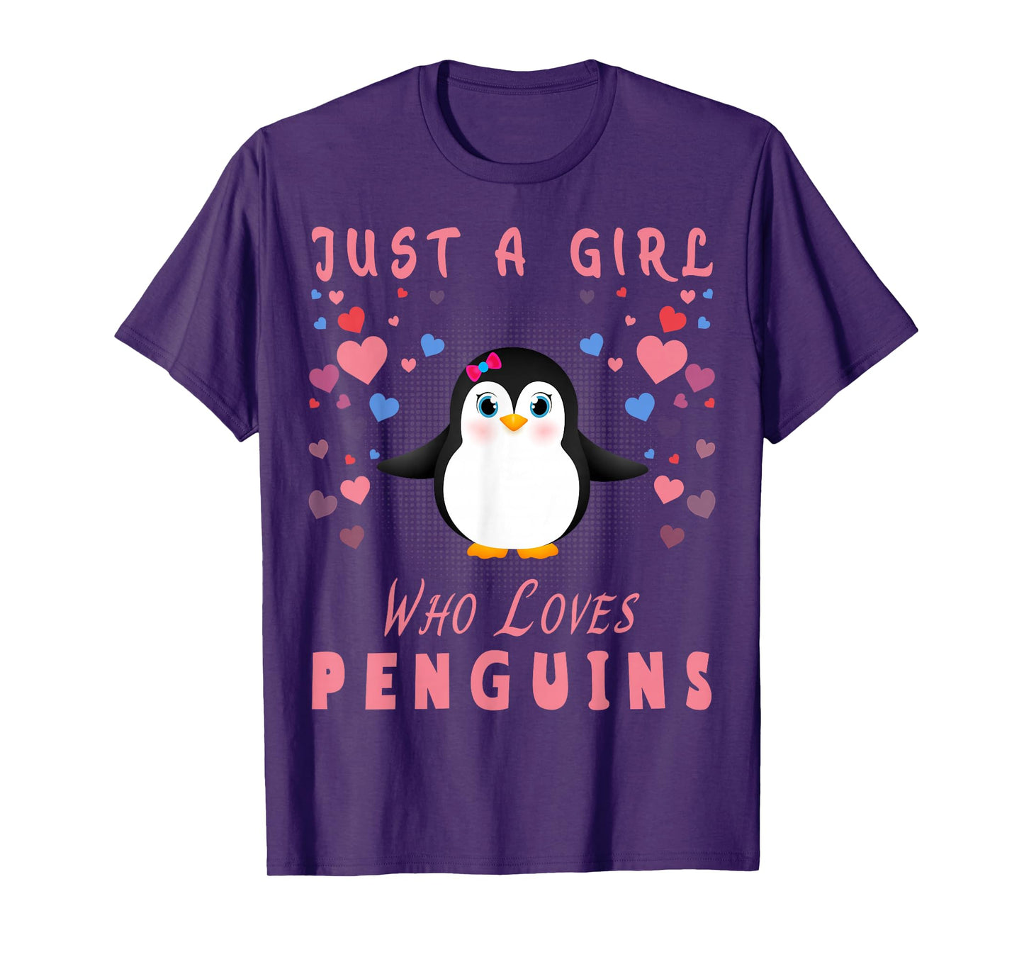 Just a Girl Who Loves Penguins T-Shirt
