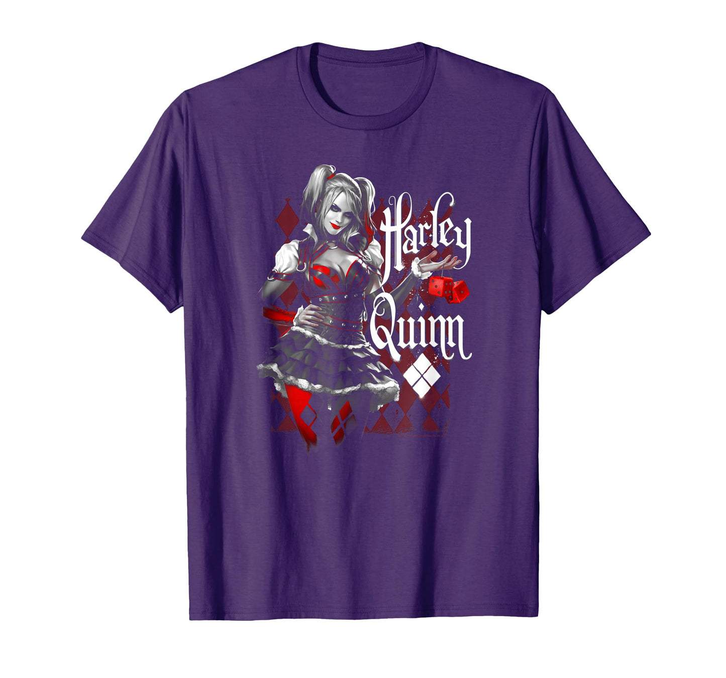 Batman: Arkham Knight Harley Quinn Dice T-Shirt