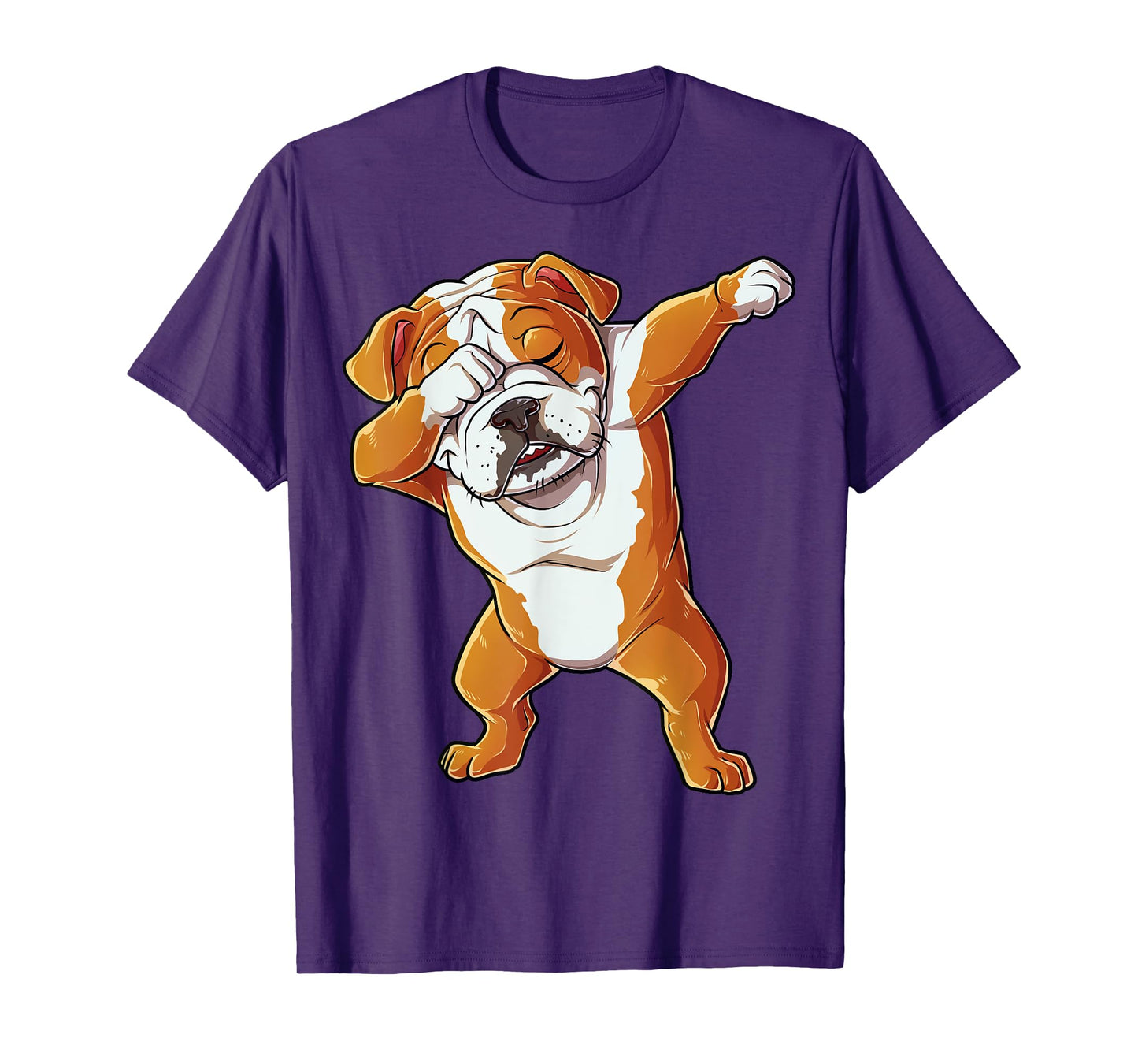 Dabbing English Bulldog T-Shirt Boys Dab Dance Puppy Lover T-Shirt