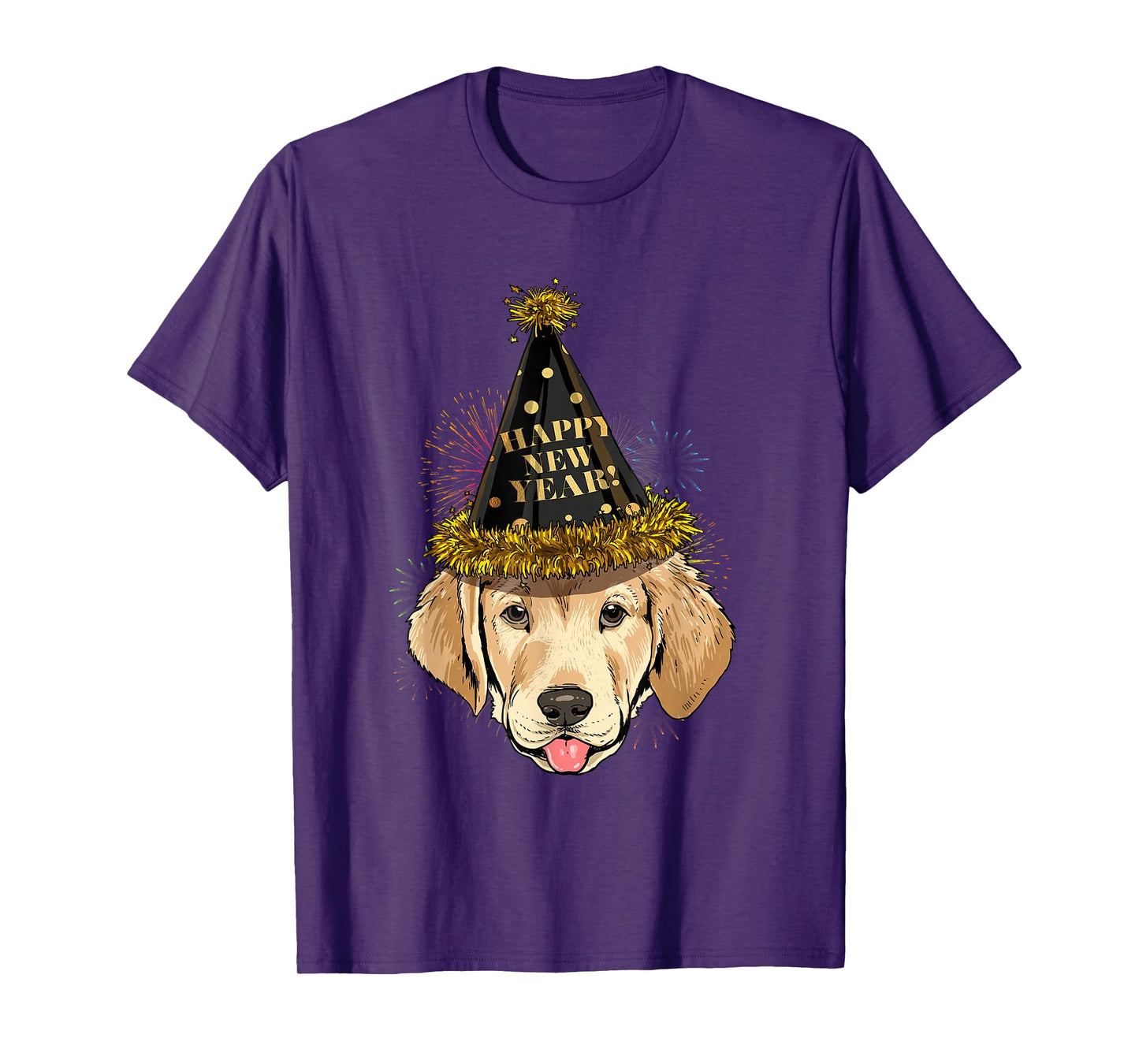 Labrador Retriever Happy New Year 2021 Dog T-Shirt