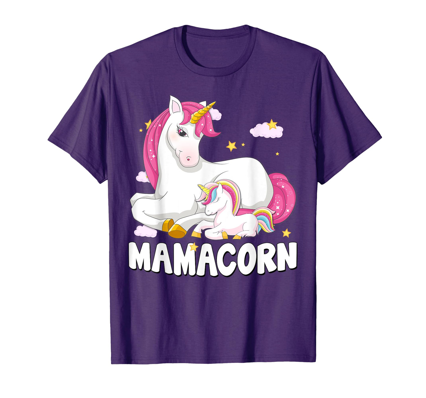 Mamacorn Shirt Unicorn New Mom Baby Mommy Mother Gift T-Shirt