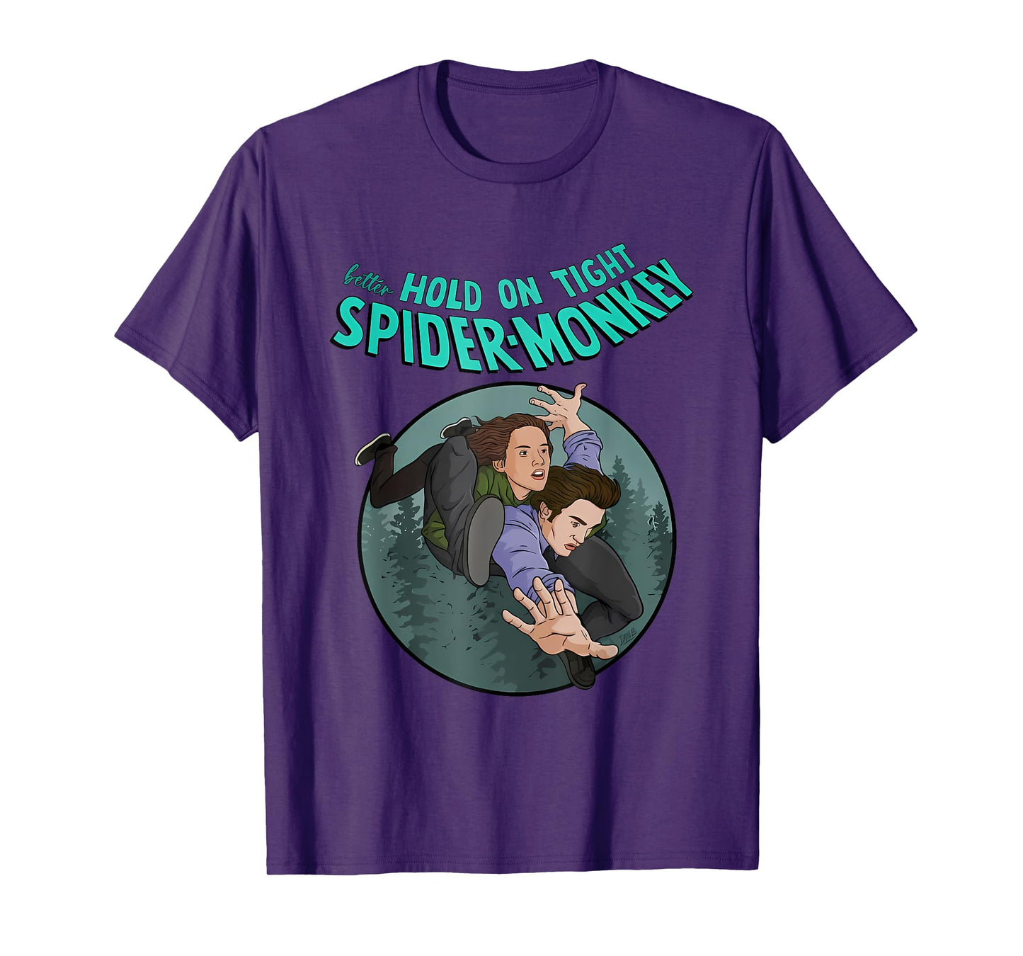 Better Hold On Tight Spider-Monkey Apparel T-Shirt