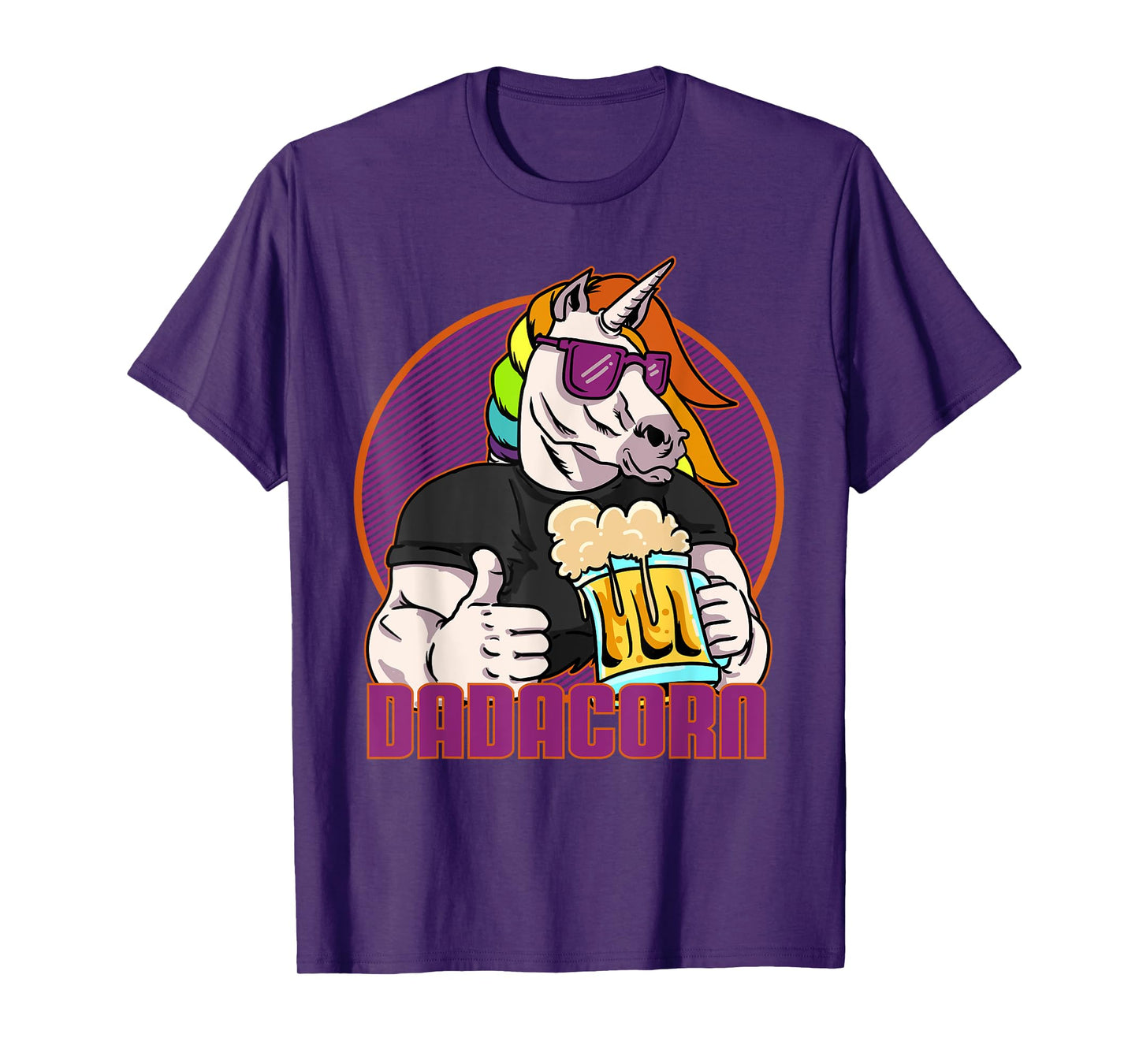 Daddycorn Father & Father's Day Gift Unicorn Dad T-Shirt