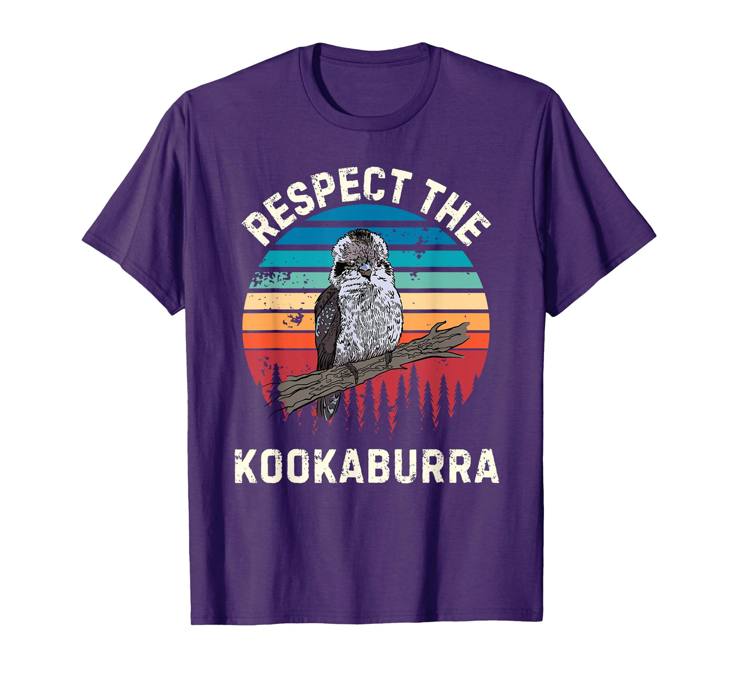 Retro Respect The Kookaburra Bird Vintage Kookaburra Lover T-Shirt