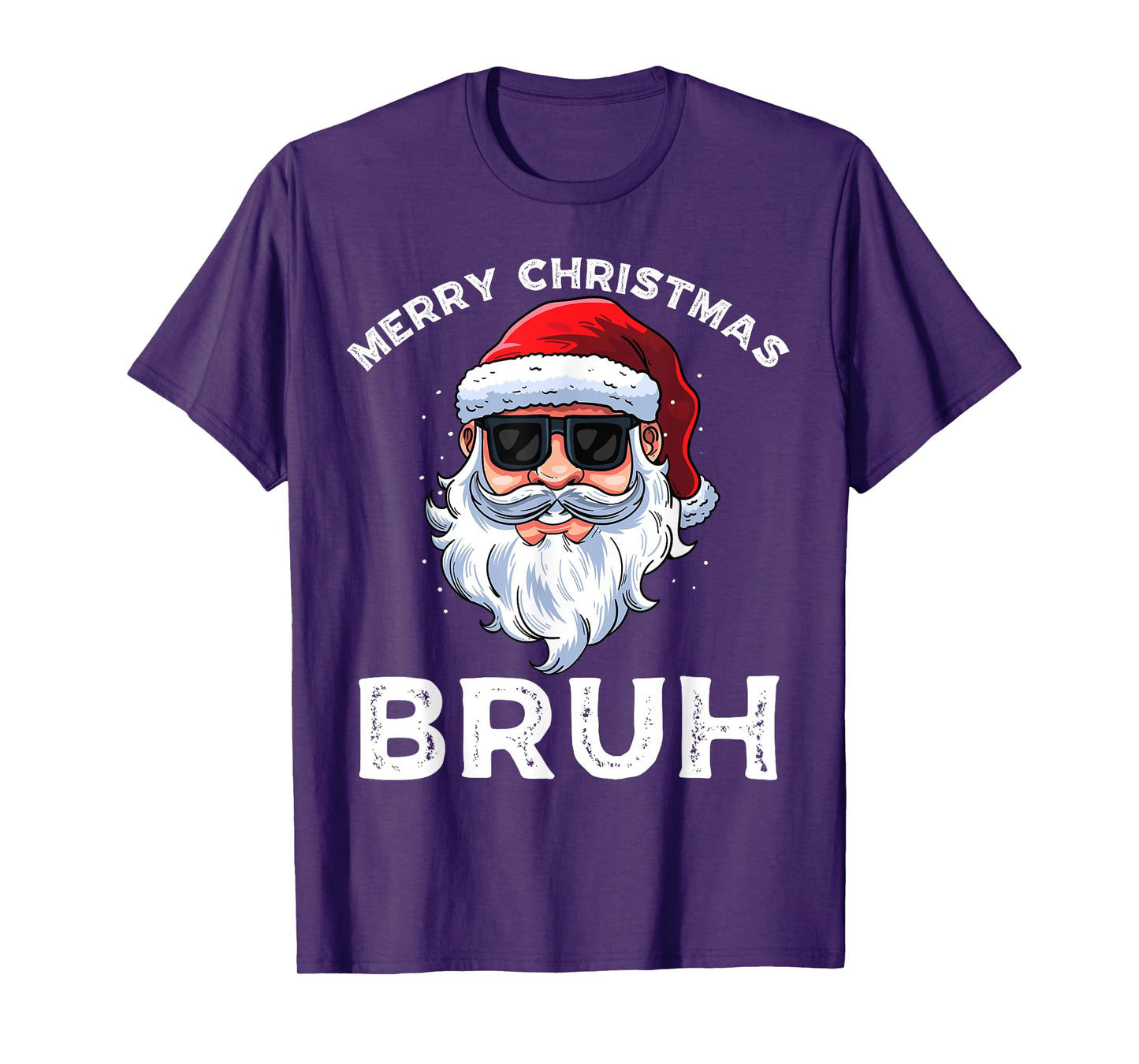 Merry Christmas Bruh Meme Funny Saying for Brother Boys Men T-Shirt