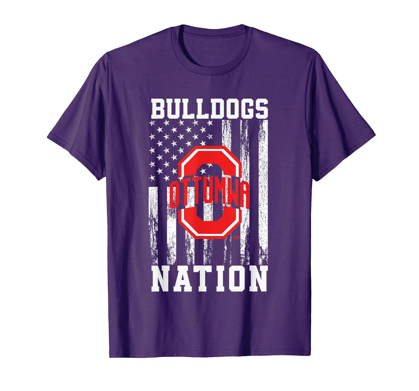 Ottumwa Bulldogs Logo Nation HS T-Shirt