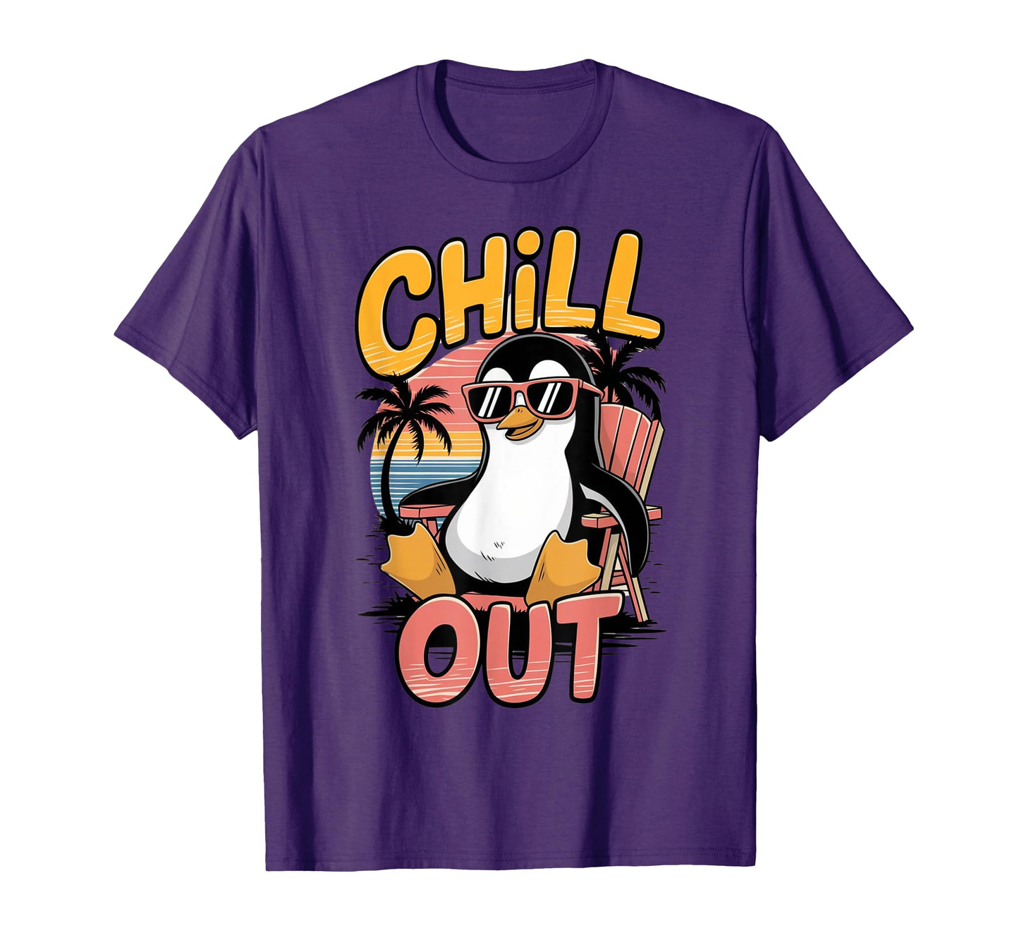 Chill Out Penguin T-Shirt