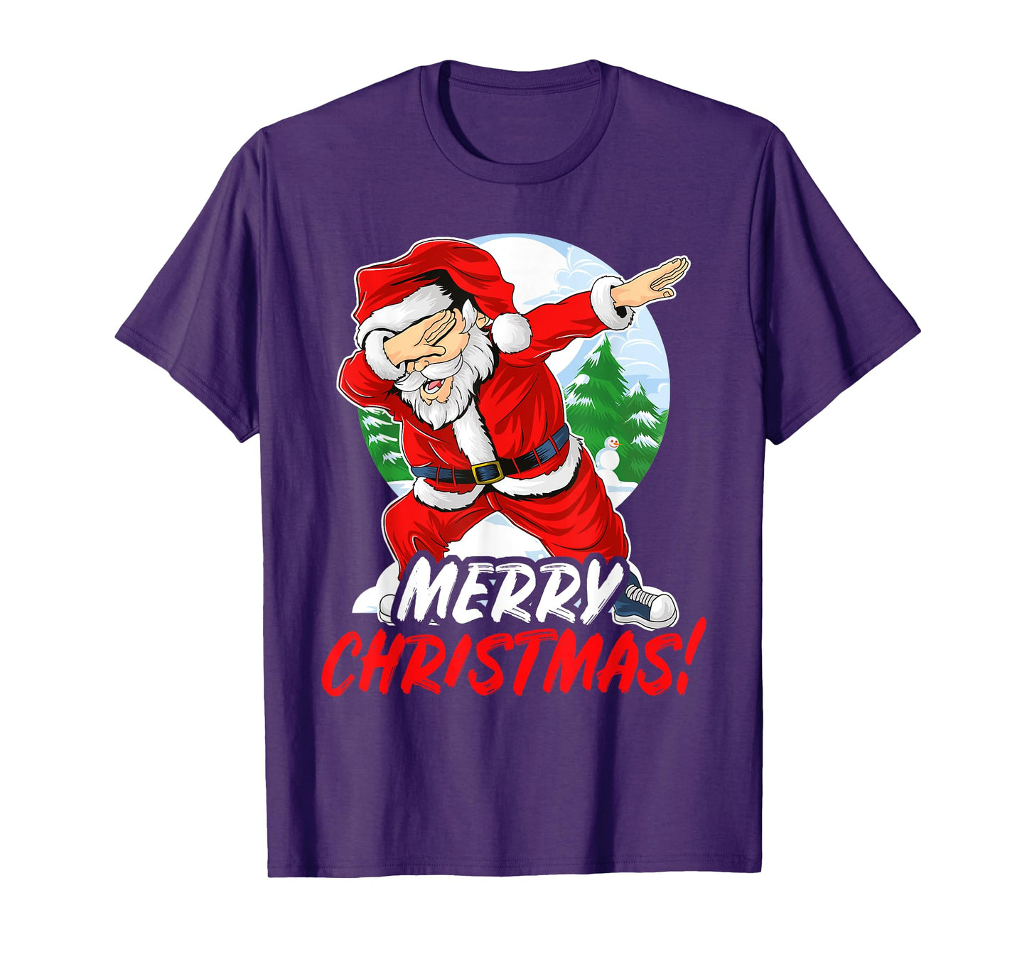 Unicorn Santa Claus Dab Christmas T-Shirt