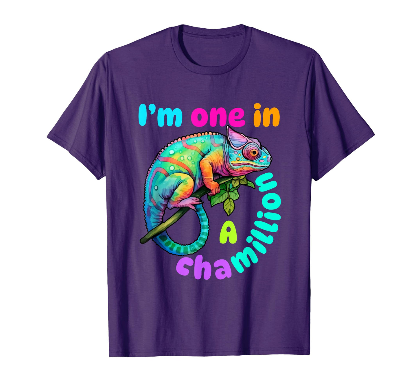 Chameleon Cute Lizard Saying Pun Kids Boys Toddlers T-Shirt