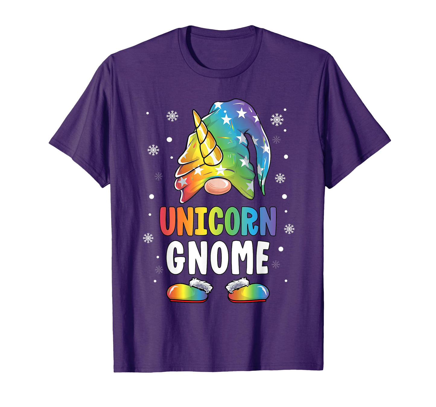 Gnome Unicorn Shirt Family Matching Group Christmas Girls T-Shirt