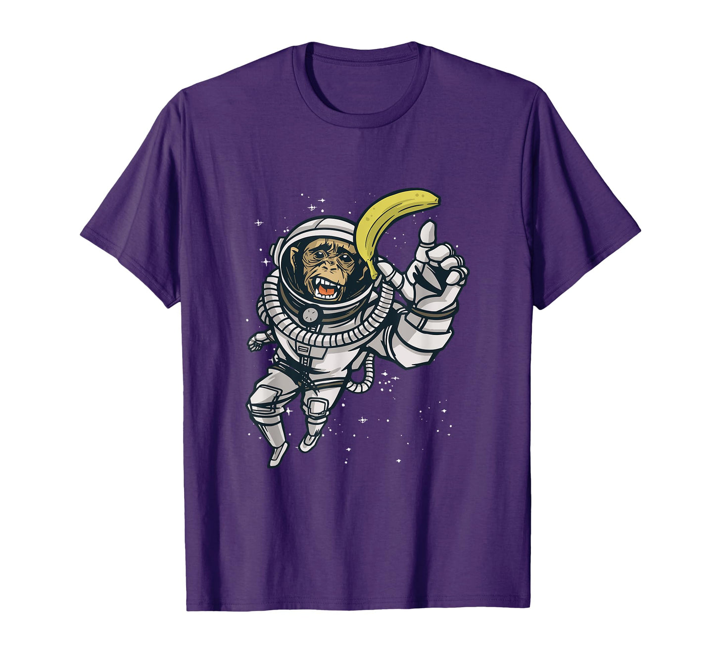 Funny Astronaut Monkey Chimpanzee Chimp Space Humor Meme T-Shirt