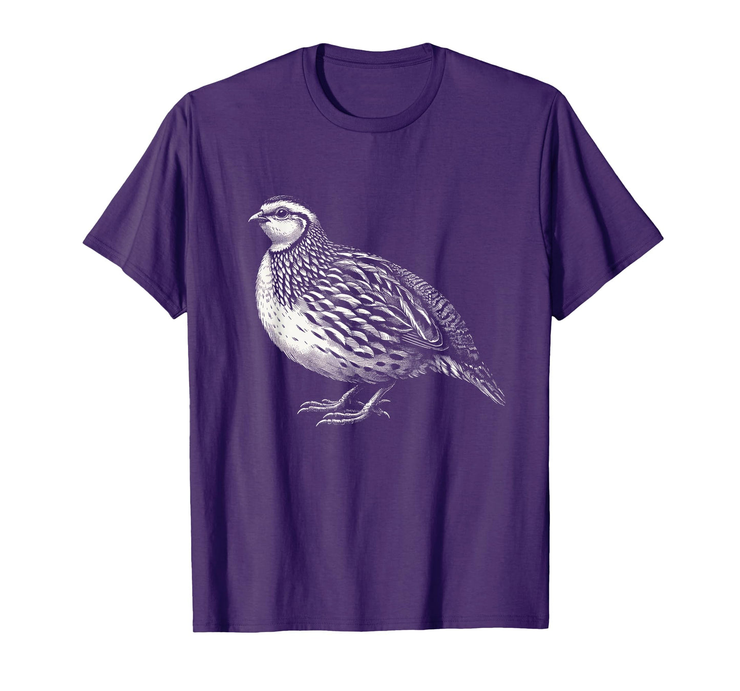 Quail Graphic Art Birdwatcher Design T-Shirt