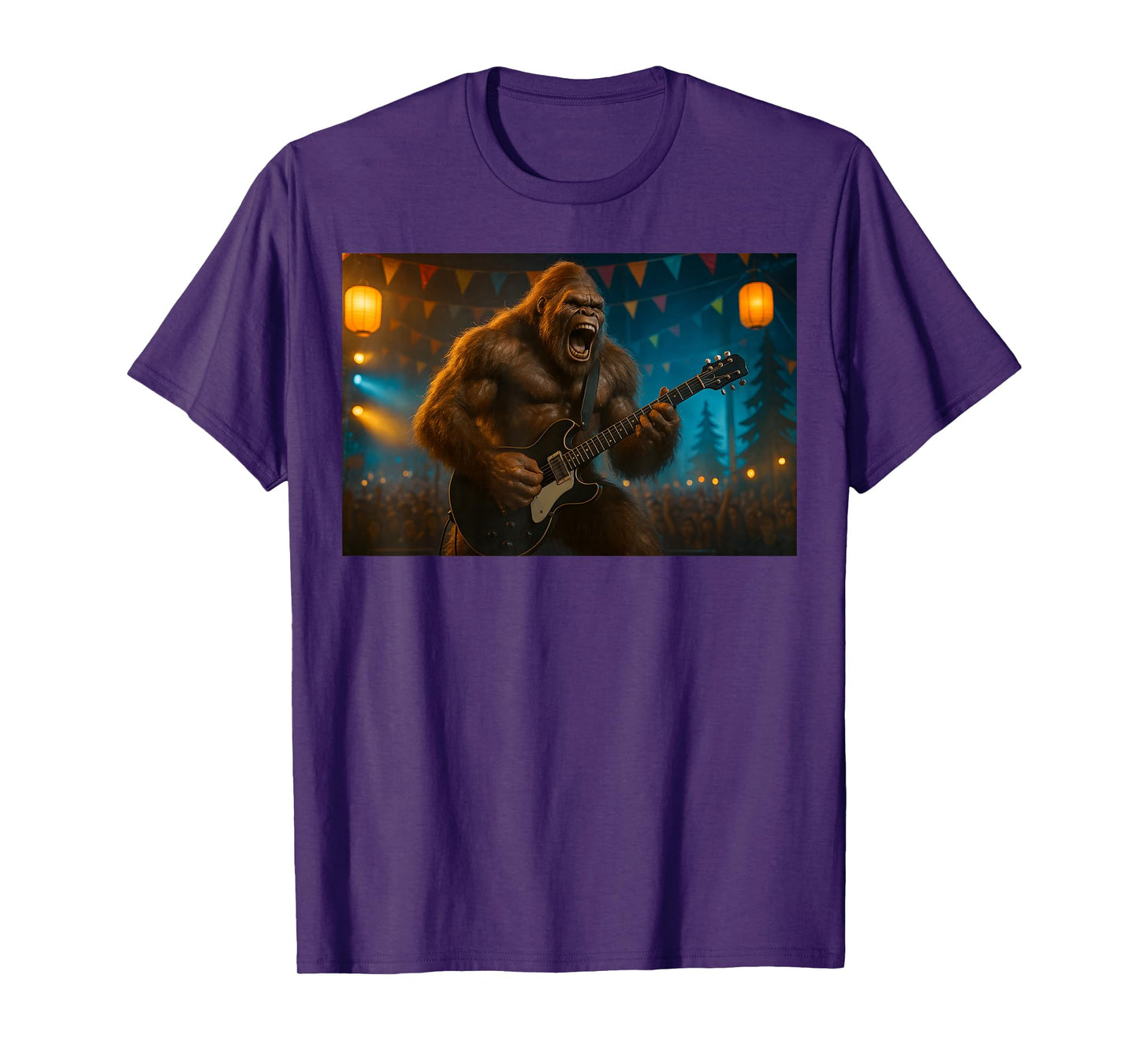 Bigfoot Guitar Band T-Shirt