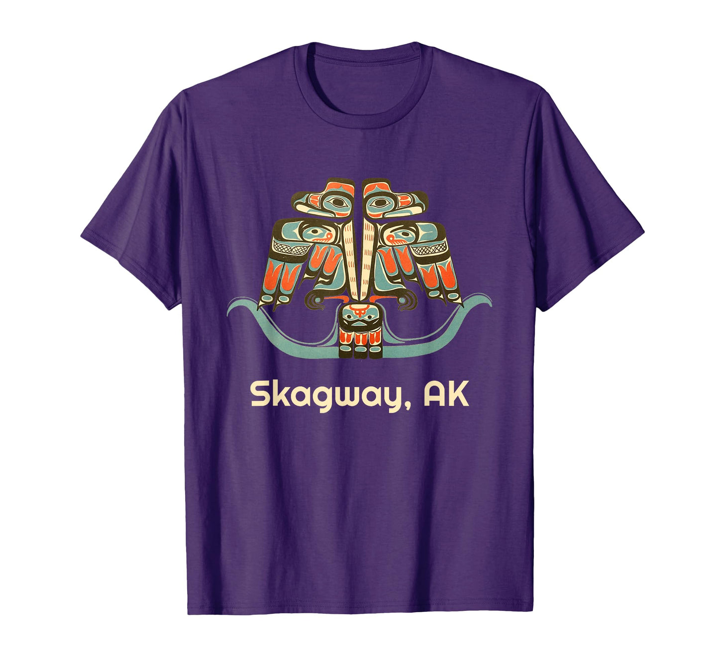 Skagway Alaska Thunderbird NW Native Indian American Tribal T-Shirt