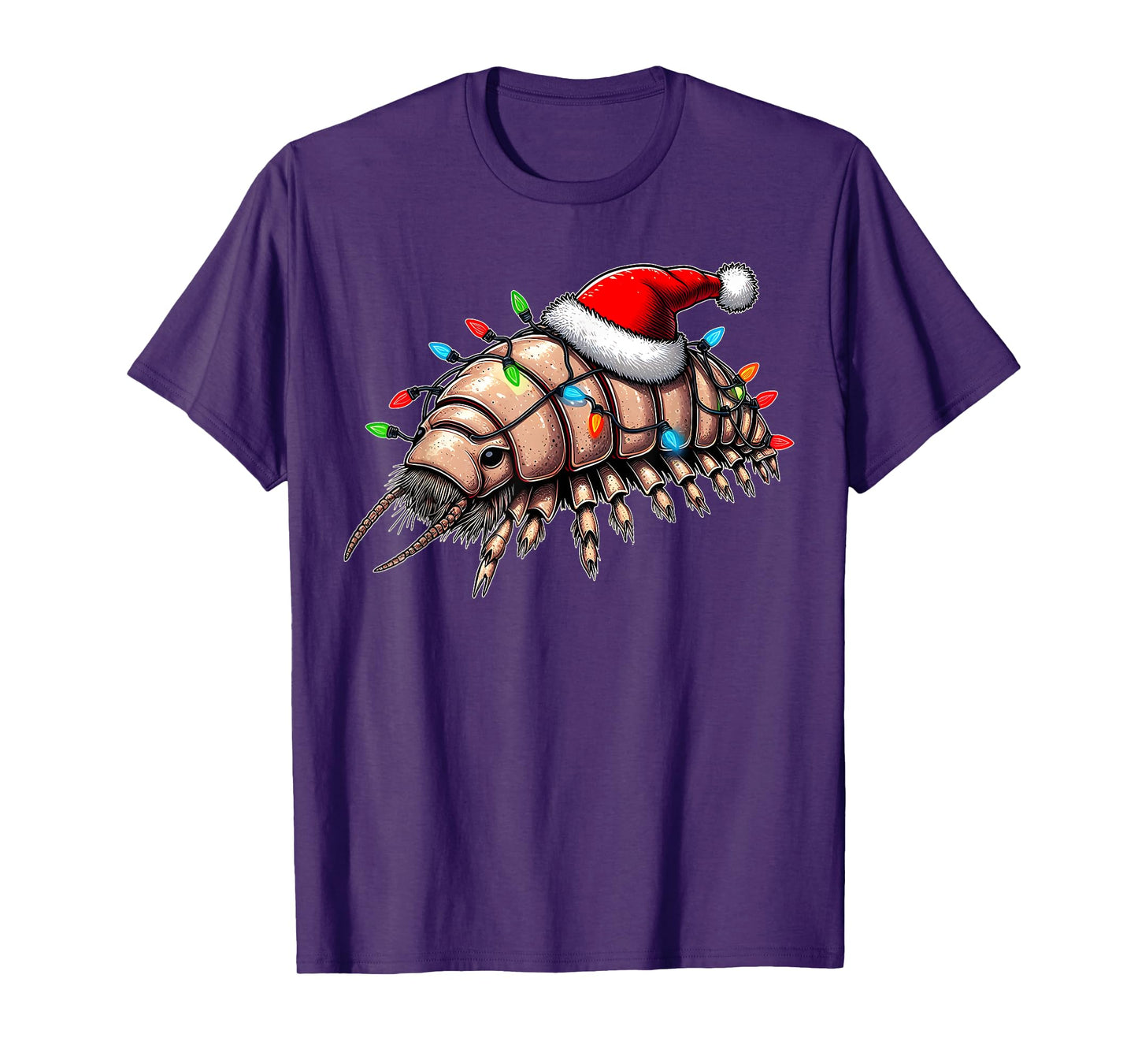Isopod Funny Isopods Christmas Hat Xmas T-Shirt