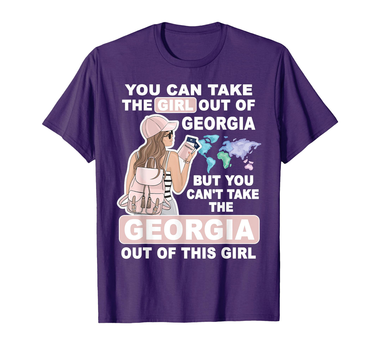 Cool Girl from Georgia - Proud Georgia Girl T-Shirt