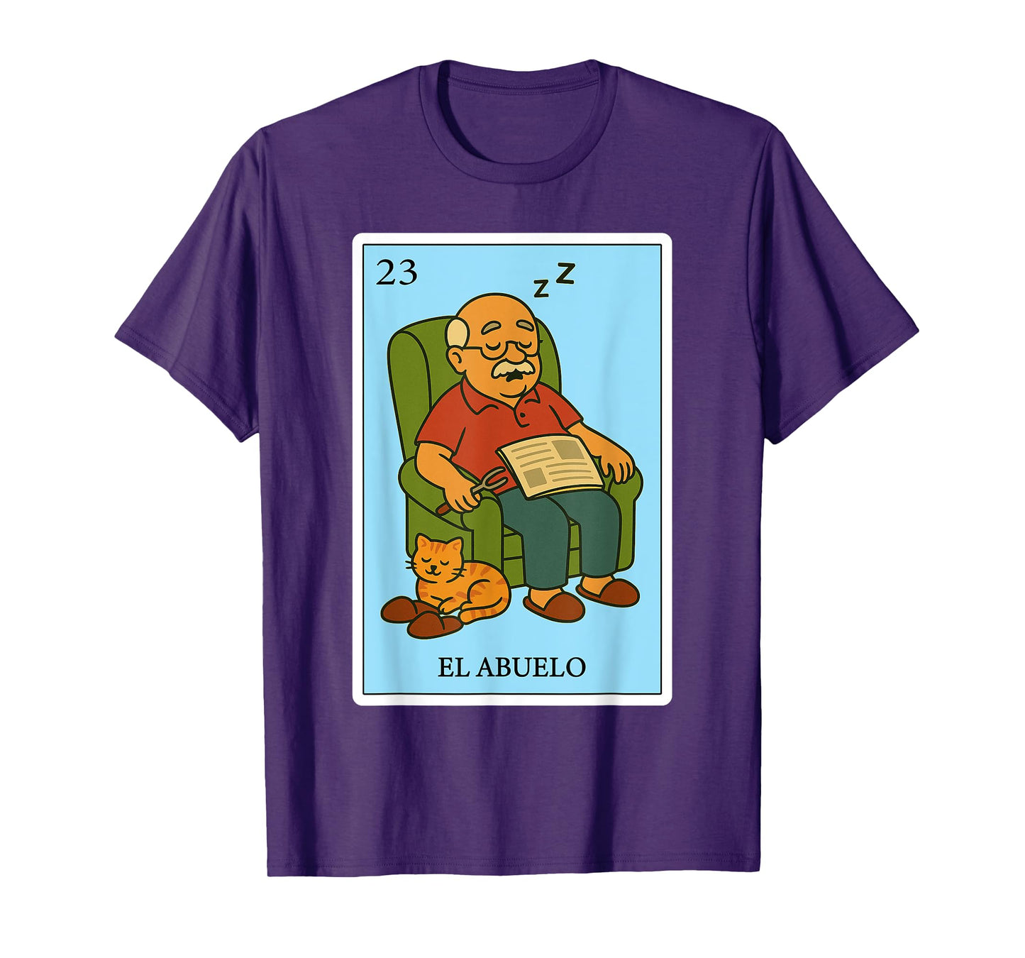 El Abuelo Dormilón | Spanish-Mexican Bingo Gifts for Abuela T-Shirt